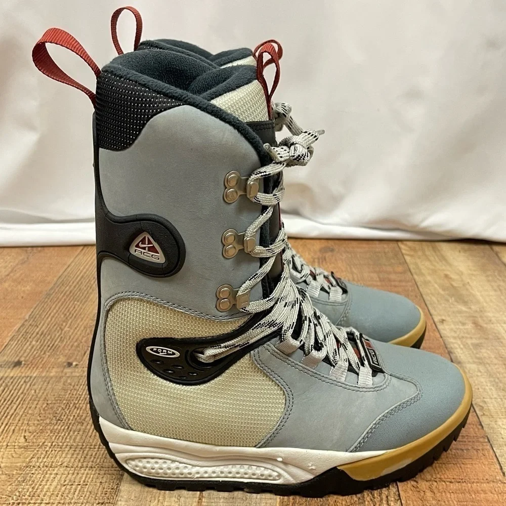 1999 Vintage Nike Air ACG Size 8 Pumroi Snowboard Boots Ski Fall Winter